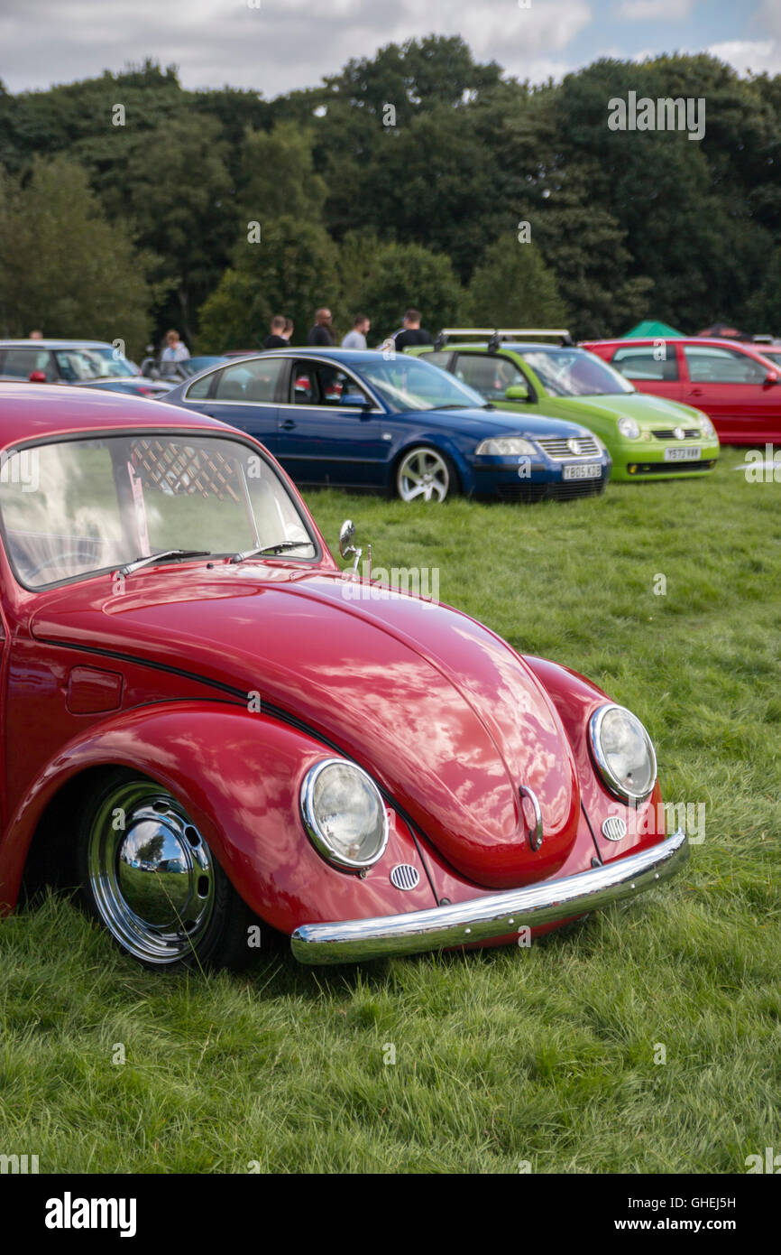 Type 2 Volkswagen Beetle at Tatton Park Cheshire Stock Photo