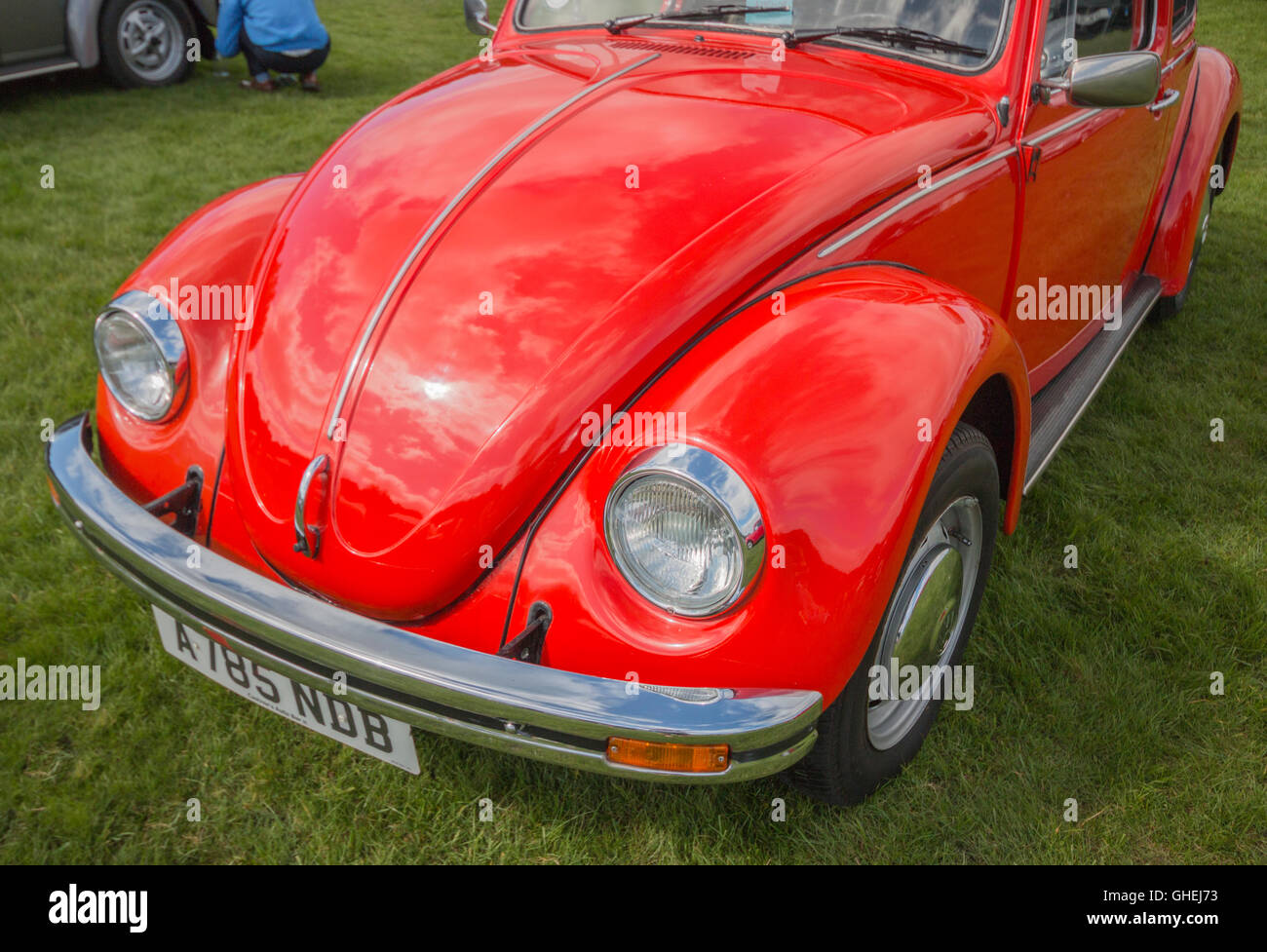 Volkswagen Beetle at Tatton Park Cheshire Stock Photo