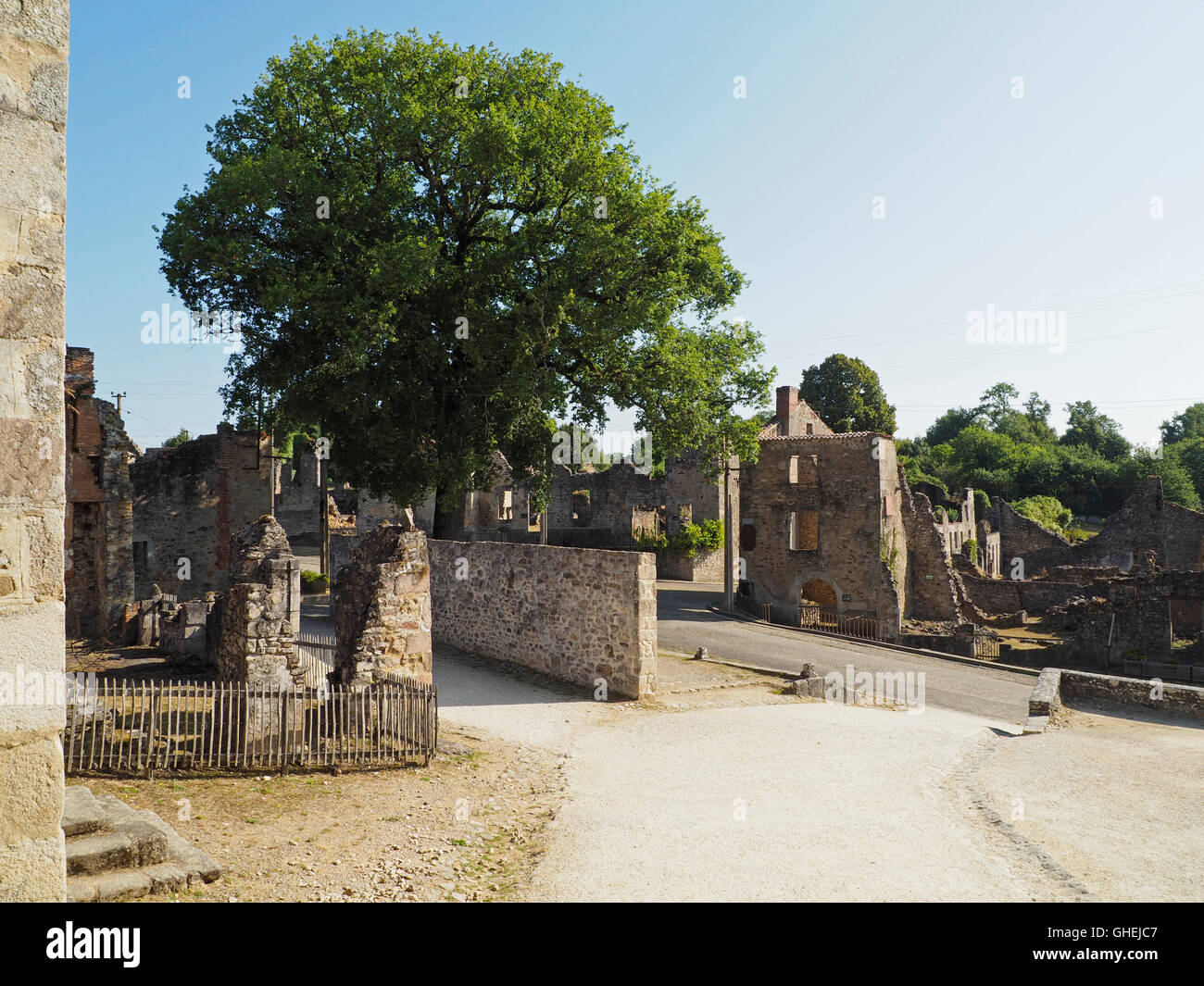 Oradour Sur Glane War Memorial Village Ruins Haute Vienne France oradour-sur-glane-war-memorial-village-ruins-haute-vienne-france