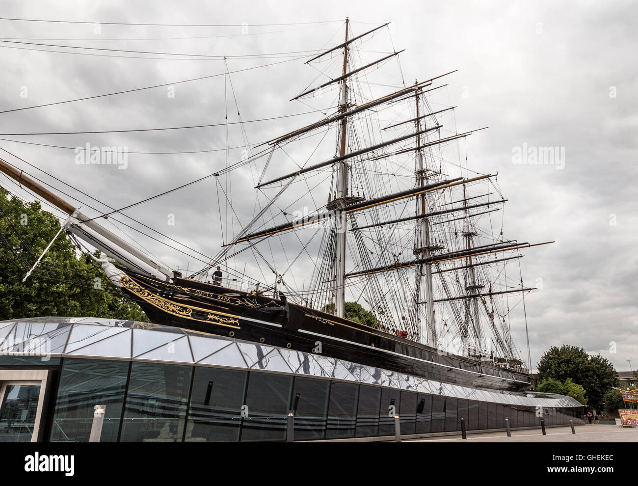 Cutty Sark, Royal Observatory Greenwich with Prime Meridian of the ...