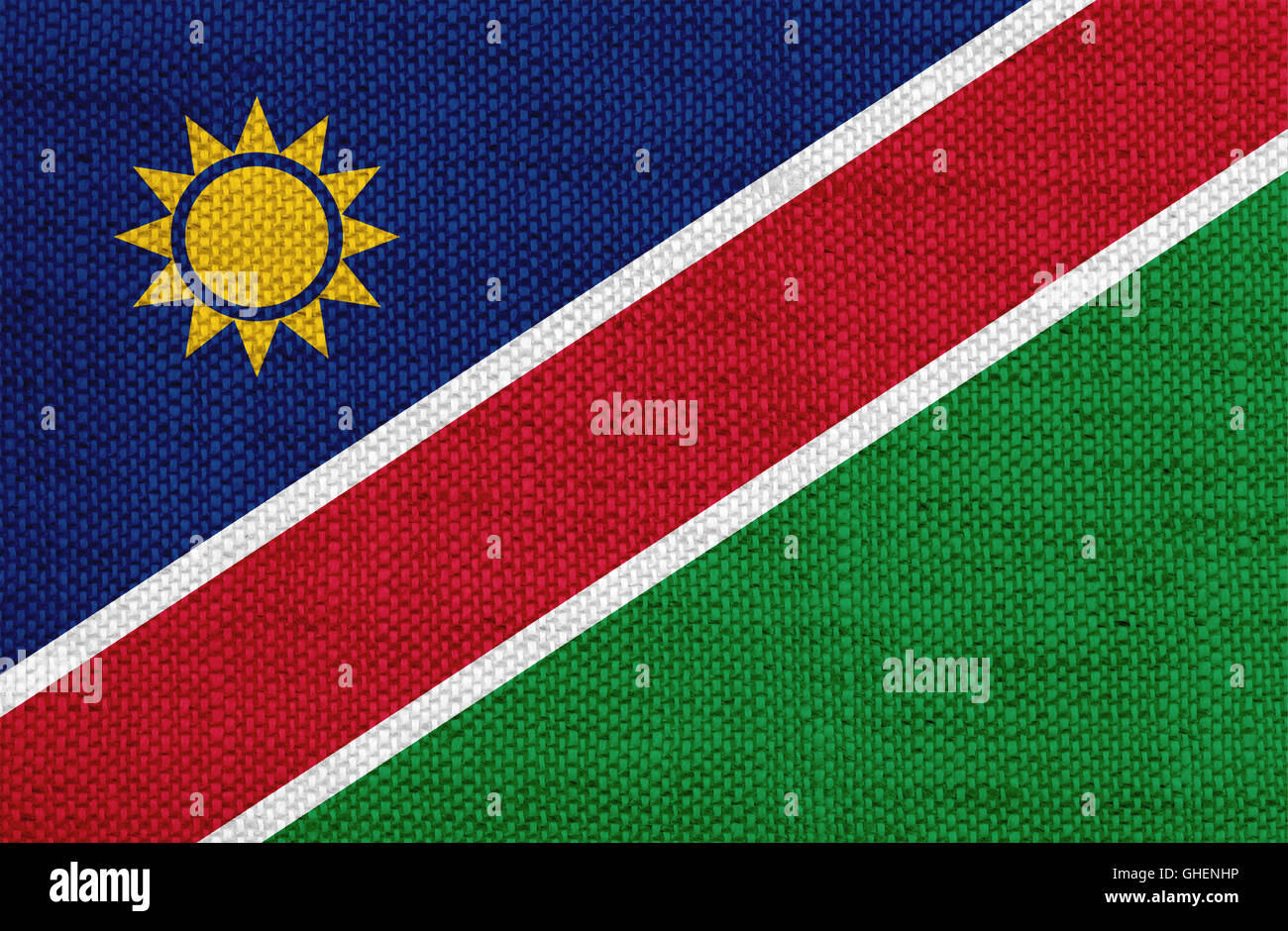 Flag on old linen Stock Photo - Alamy