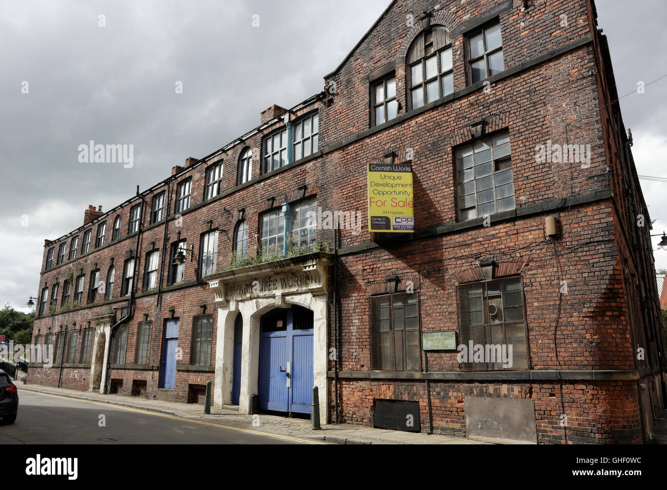 Wharncliffe works in Shalesmoor Sheffield, Abandoned factory building