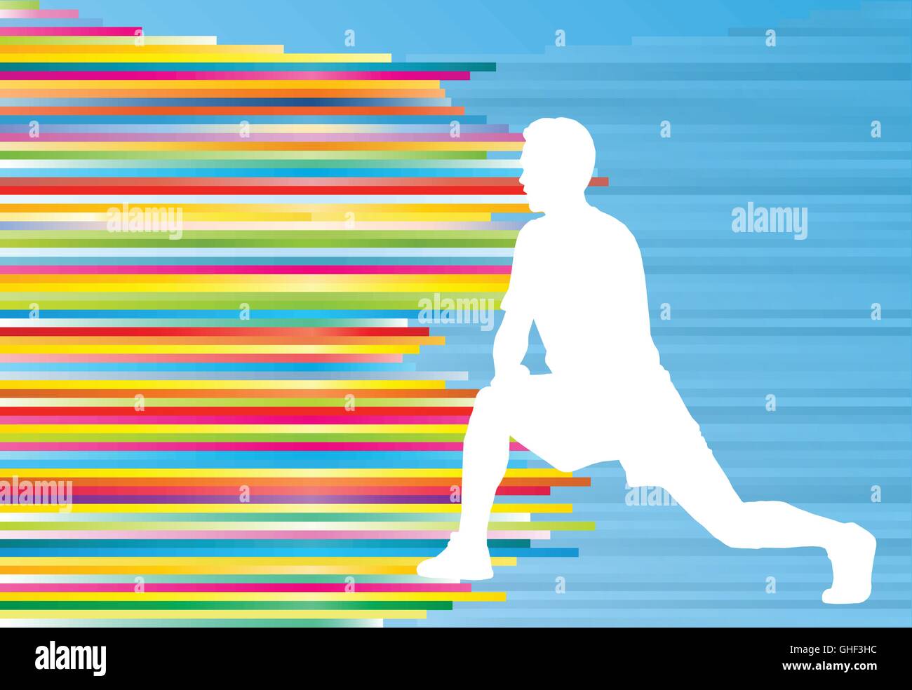 Athletic Exercise Man Stretching Warm Up Vector Background Concept Stock Vector Image Art Alamy Athletic Exercise Man Stretching Warm Up Vector Background Concept Stock Vector Image Art Alamy