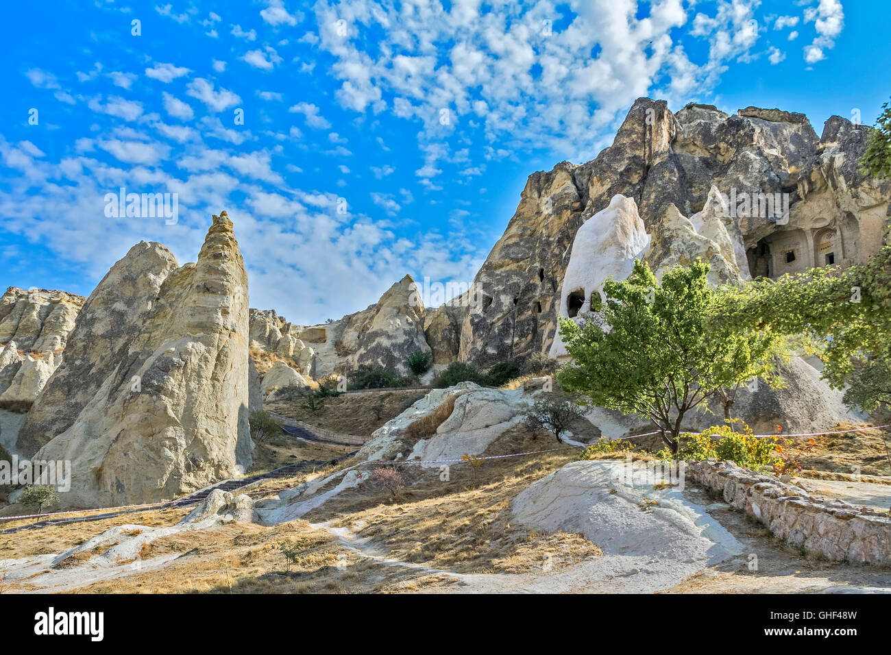 Turkey Cappadocia Rock Houses Stock Photo Alamy