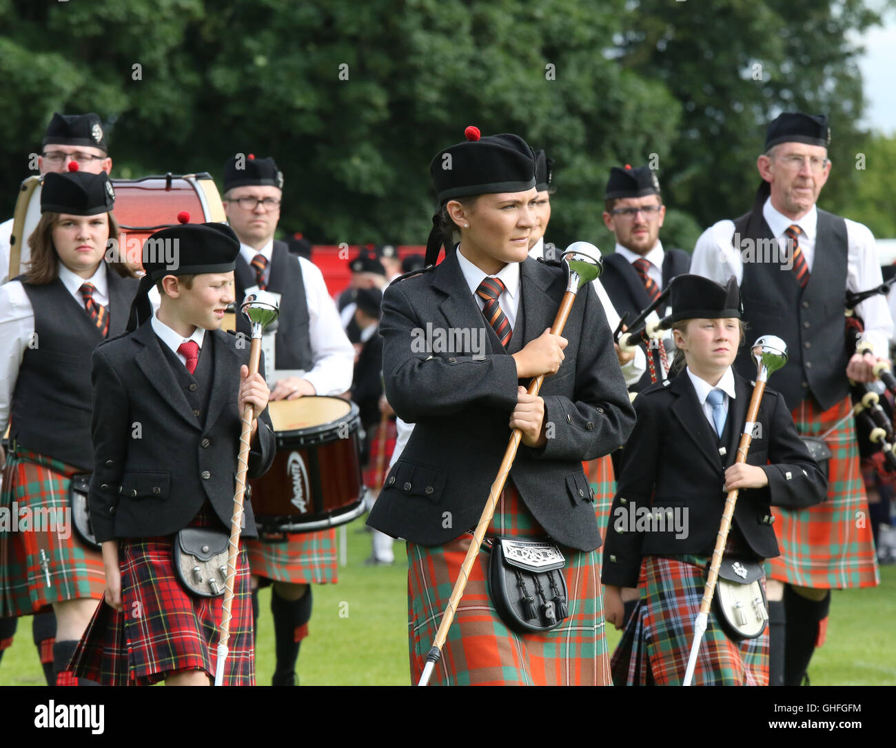 Pipe major leading hi-res stock photography and images - Alamy
