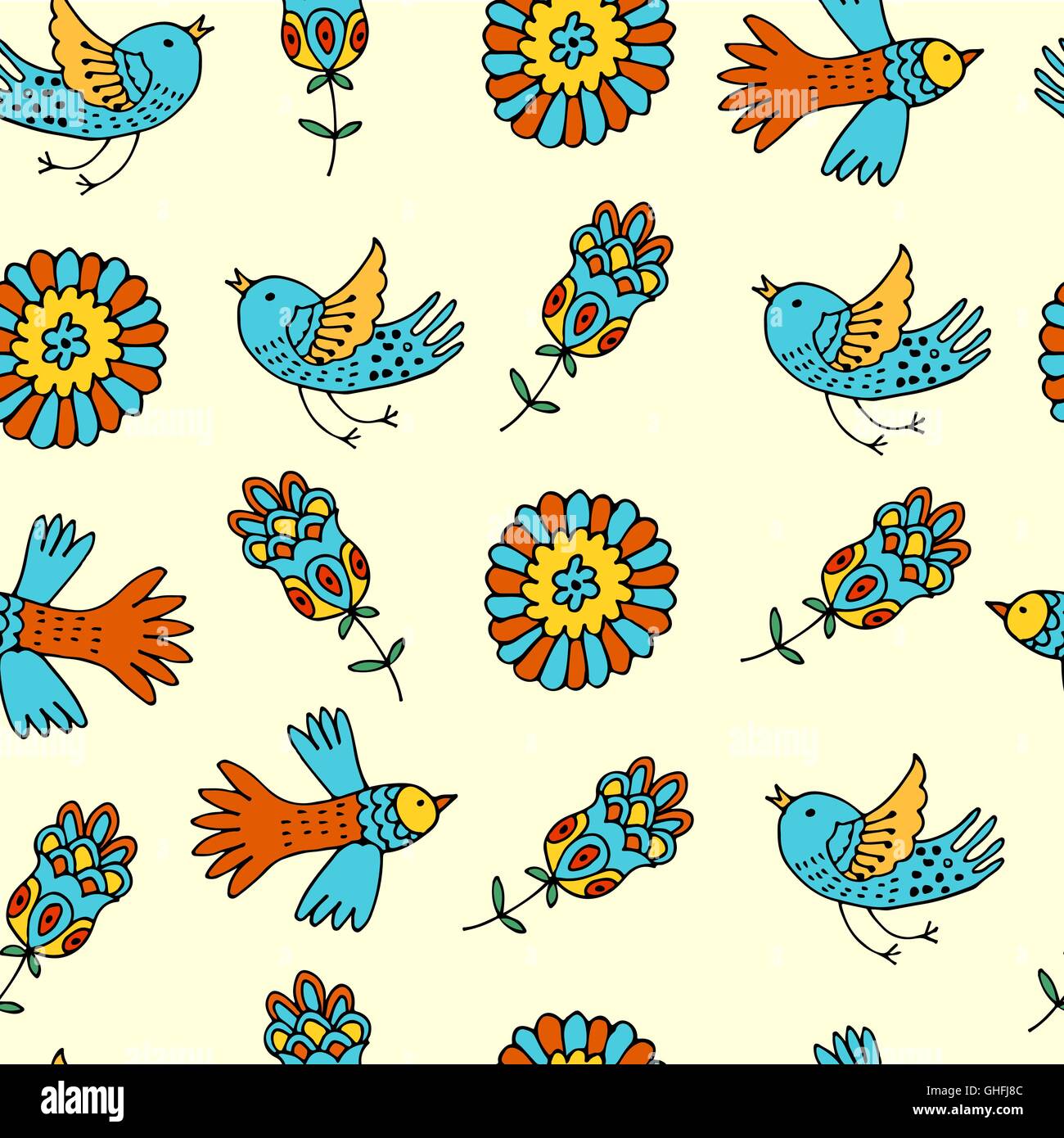 background with birds Stock Vector Image & Art - Alamy