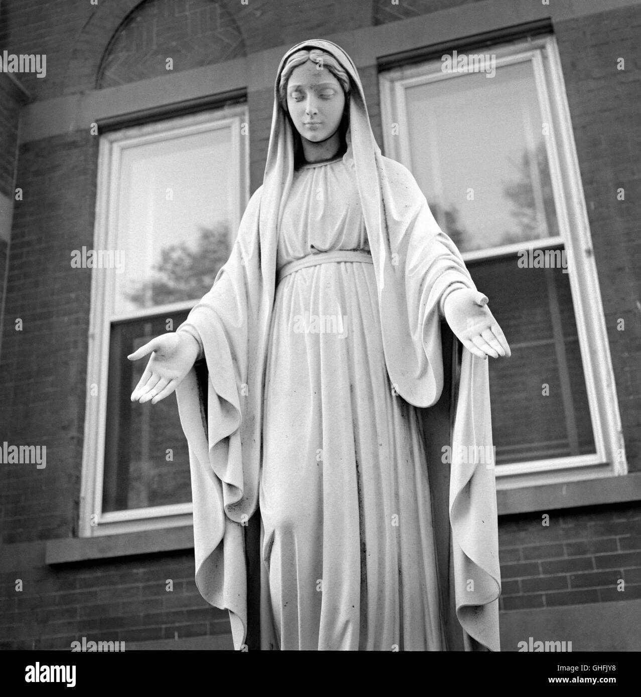 Statues the Virgin Mary in Hoboken New Jersey Stock Photo Alamy