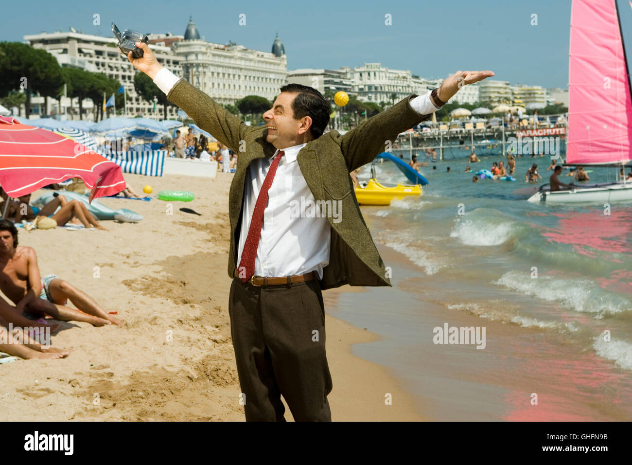 Beach scene comedy hi-res stock photography and images - Alamy