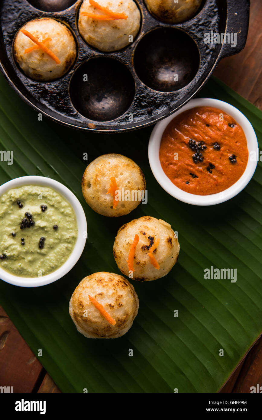 south indian popular food Appe or Appam or Rava Appe Stock Photo Alamy