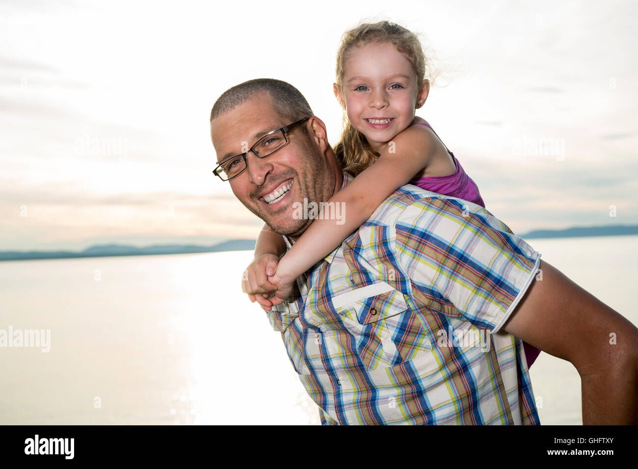 Father and Daughter Playing, Having Fun Together Stock Photo - Alamy