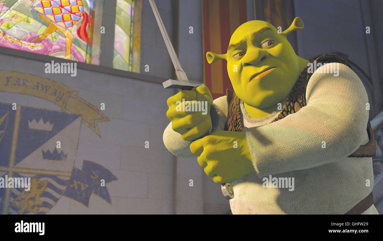 Shrek der Dritte / Shrek Regie: Chris Miller/Raman Hui aka. Shrek the Third - Shrek 3 Stock Photo