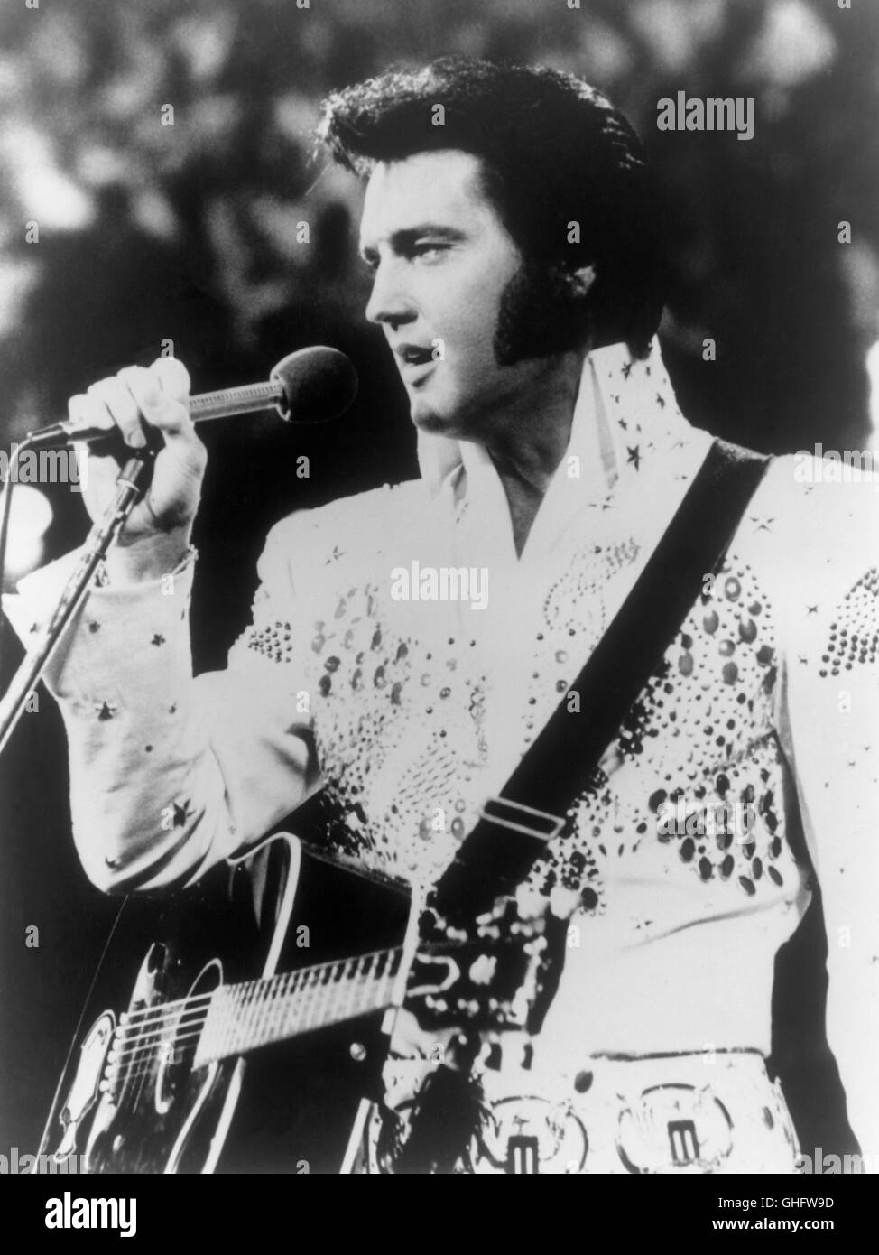 ELVIS PRESLEY, Aloha from Hawaii via Satellite TV Special, Show, 1973 Stock Photo