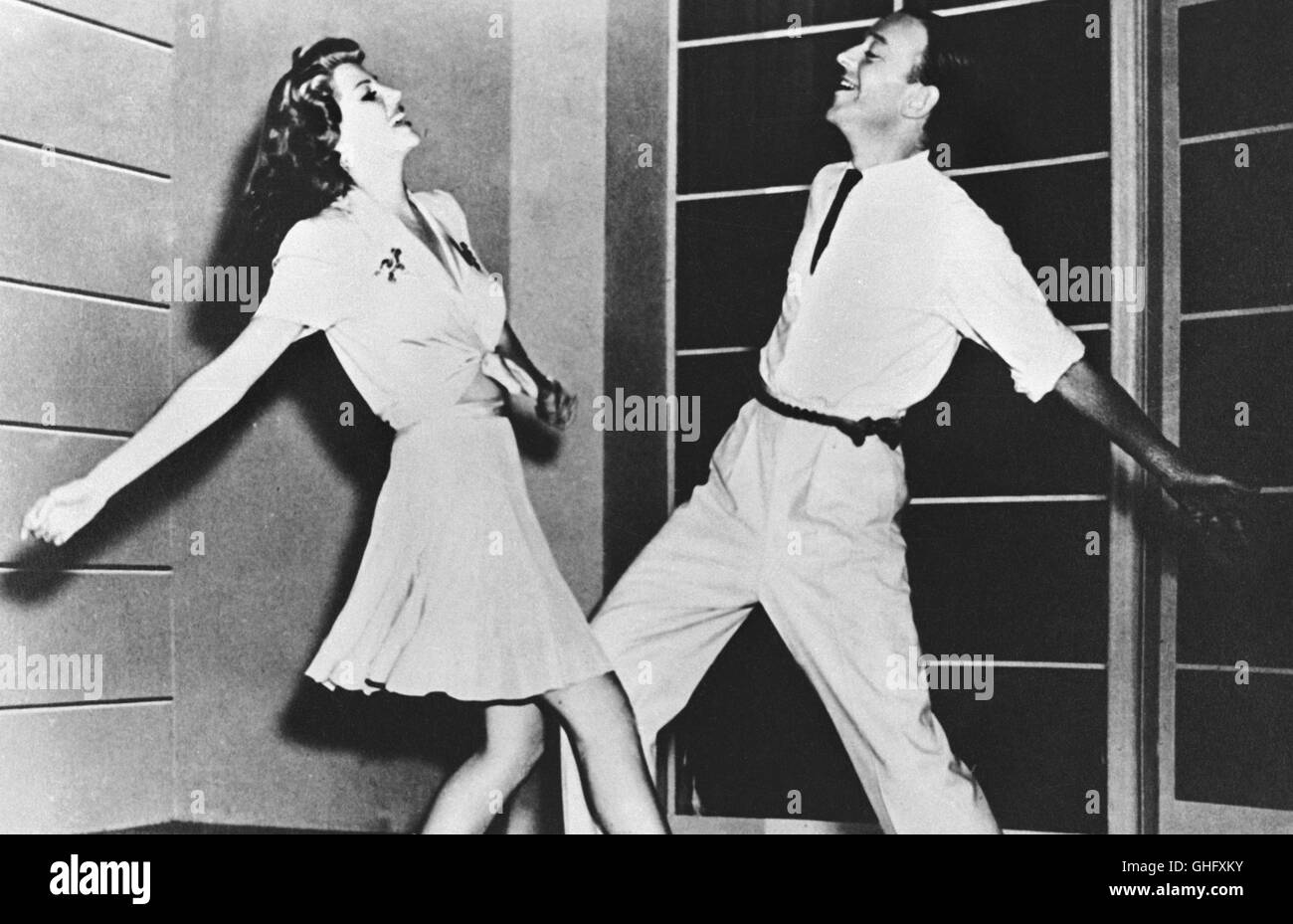 RITA HAYWORTH and FRED ASTAIRE as dancing couple Regie William A. Seiter Stock Photo Alamy