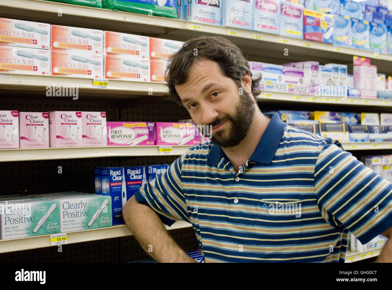 Beim ersten Mal / Writer/director/producer JUDD APATOW Regie: Judd Apatow aka. Knocked Up Stock Photo