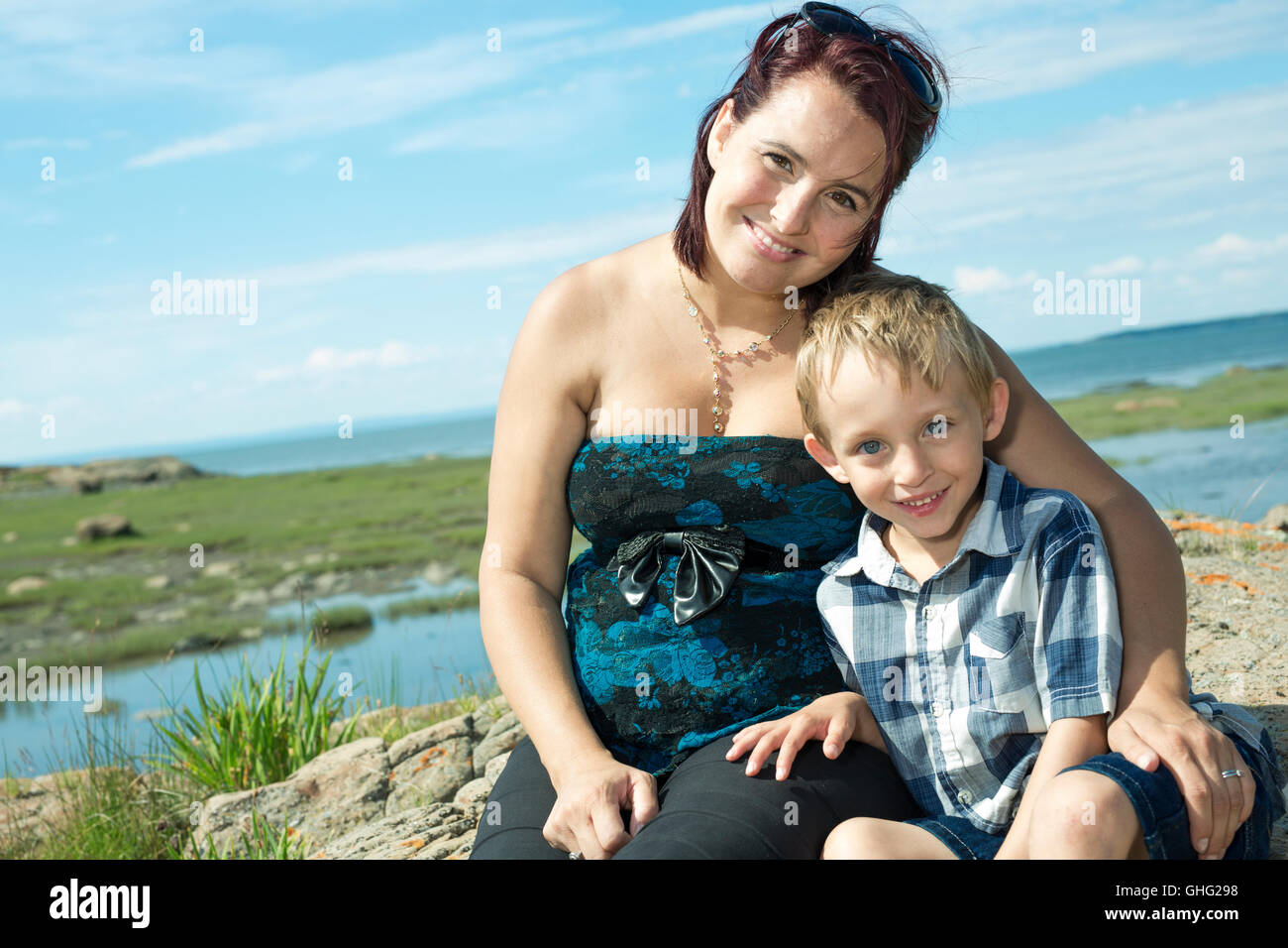 Mother son spending time hi-res stock photography and images - Alamy