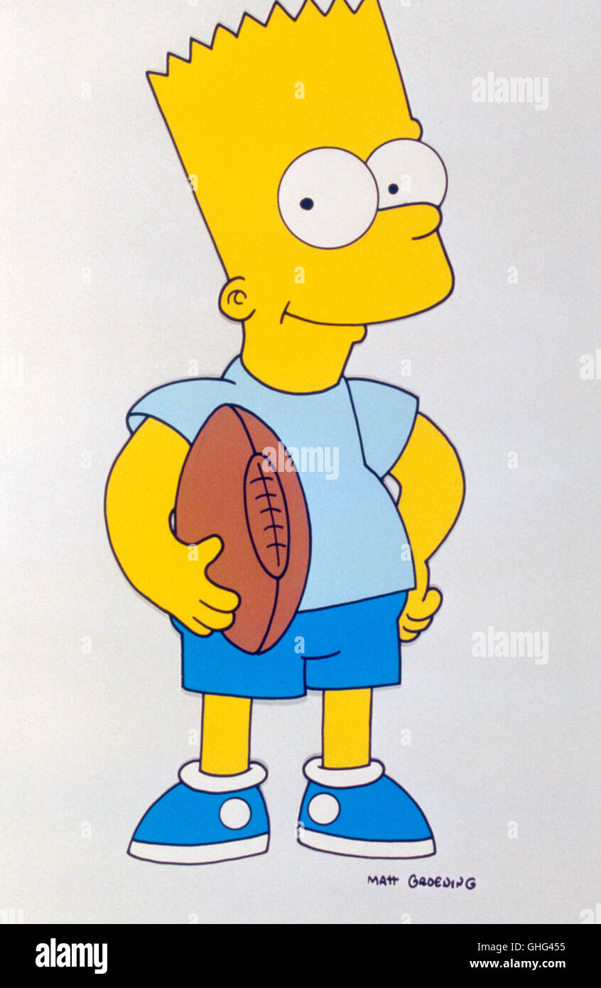 The Simpons, US-American Animation series (since 1989). Photo: Bart Simpson  aka. The Simpsons Stock Photo - Alamy