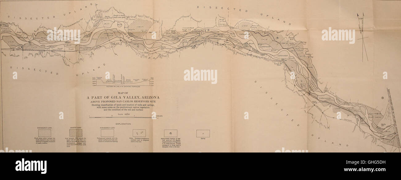 San carlos arizona map hires stock photography and images Alamy
