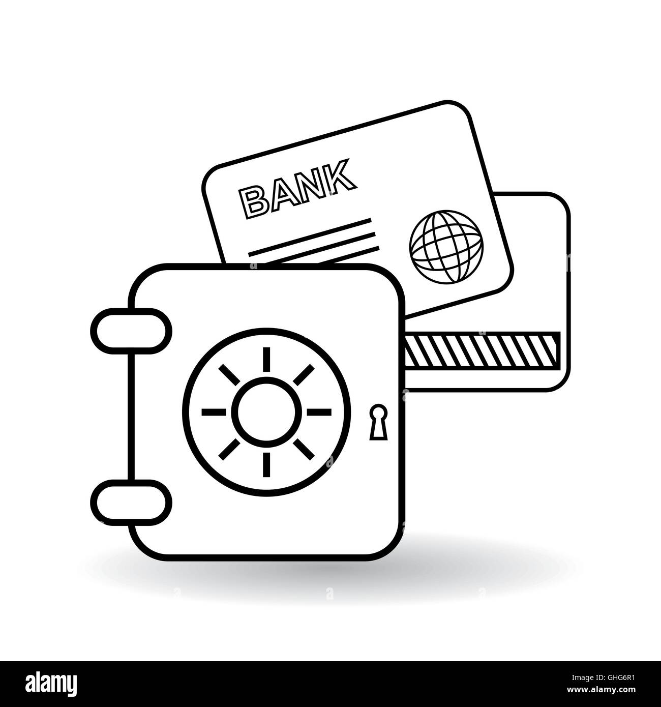 strongbox icon design, vector illustration Stock Vector Image & Art - Alamy