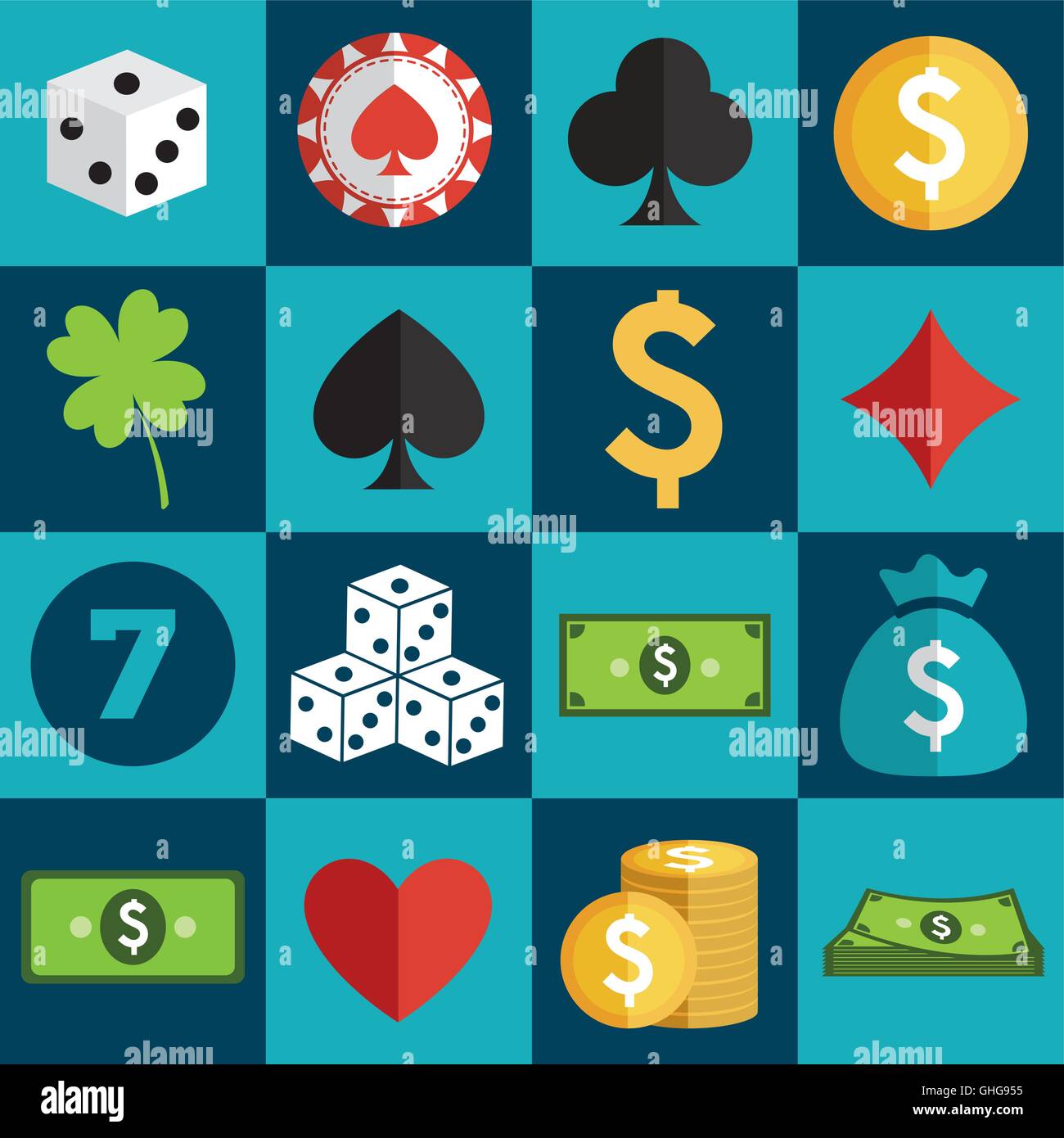 Royal collection of coins Stock Vector Images - Alamy