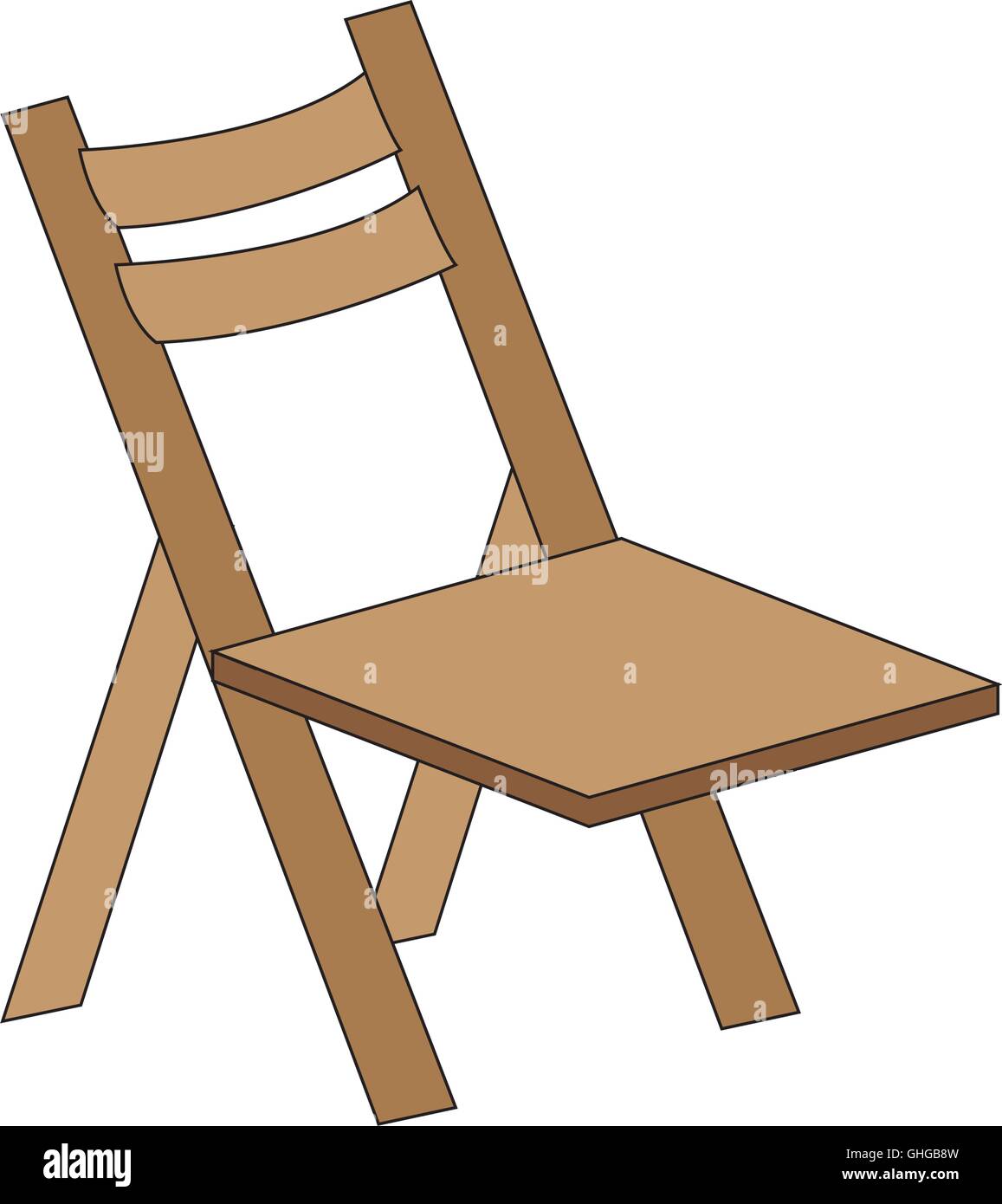 singlen folding chair icon Stock Vector Image & Art - Alamy