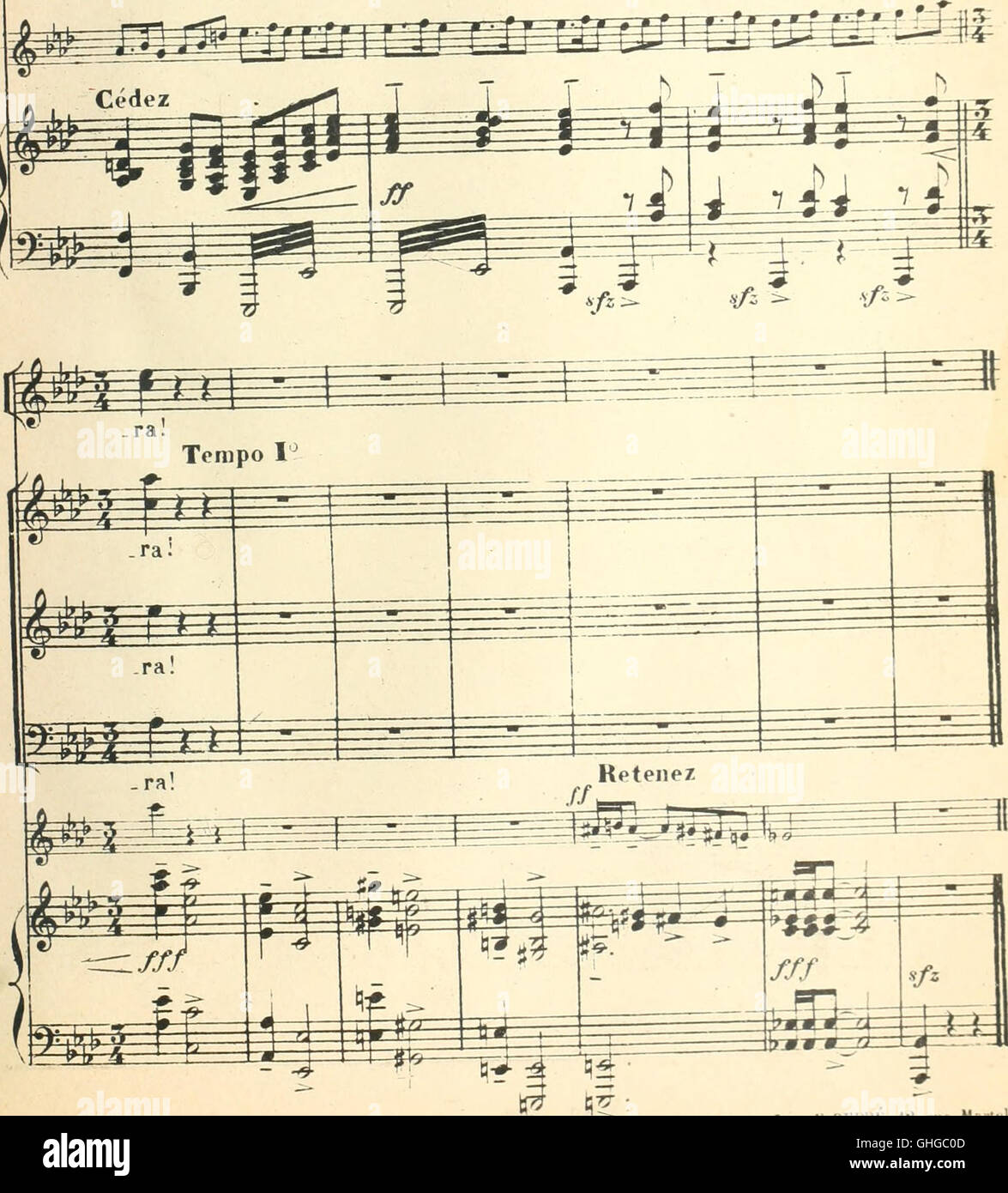 A 1921 production of the opera comique 'Fêtes d'Alsace,' written by ...