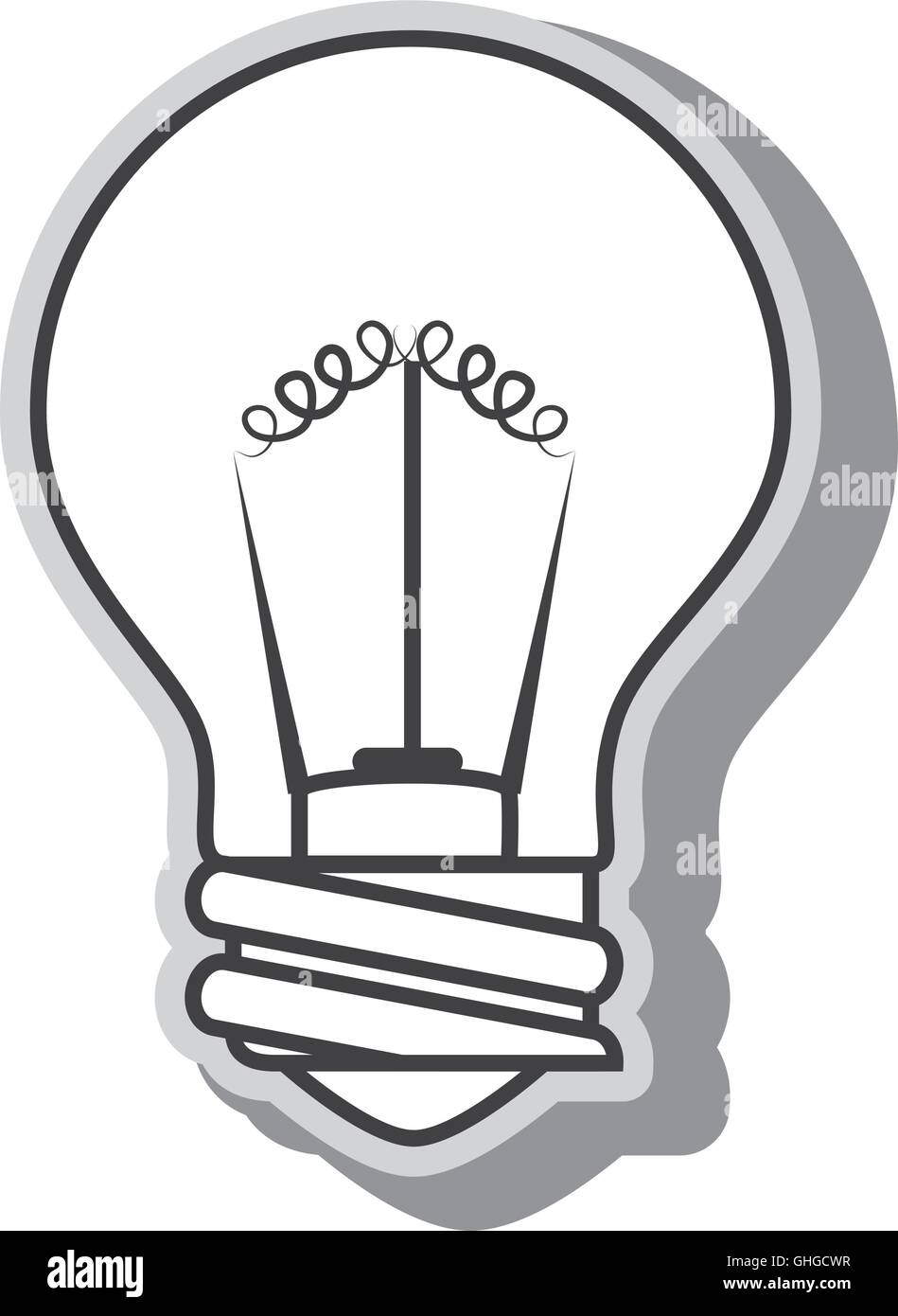 bulb energy light icon vector illustration Stock Vector Image & Art - Alamy