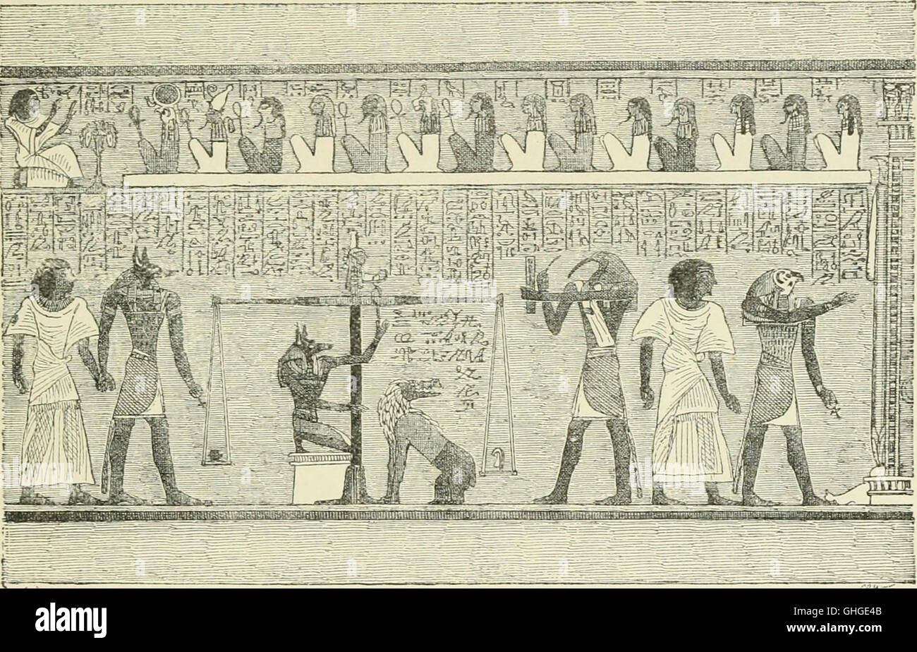A history of art in ancient Egypt (1883 Stock Photo - Alamy