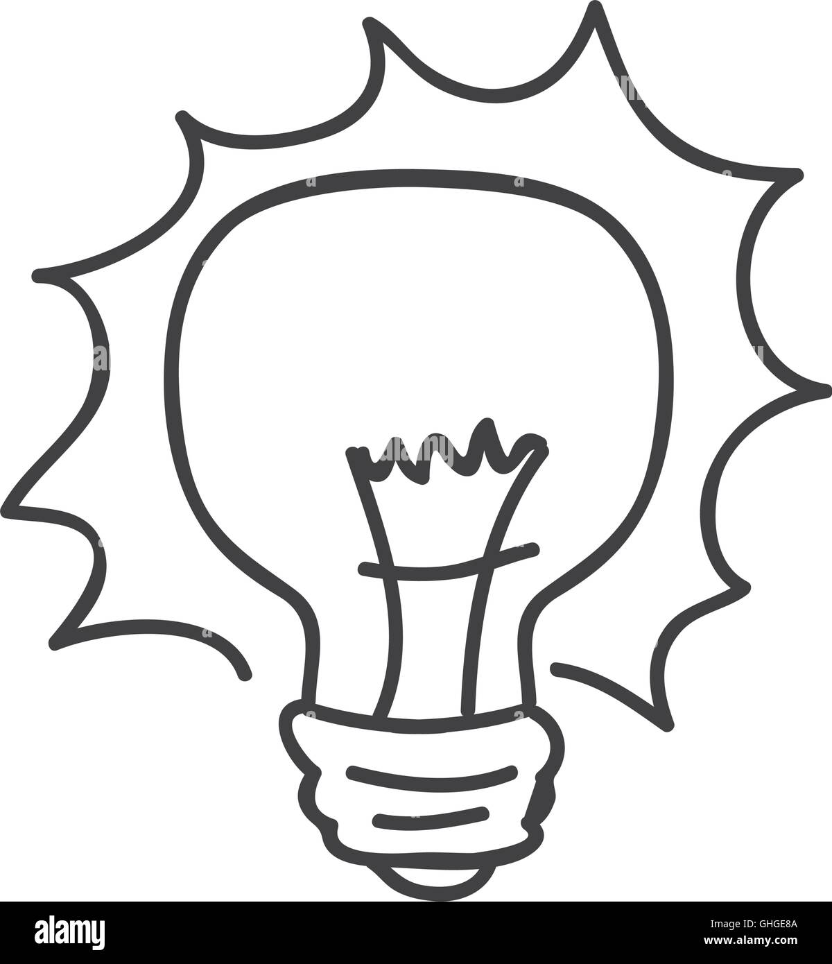 bulb energy light icon vector illustration Stock Vector Image & Art - Alamy
