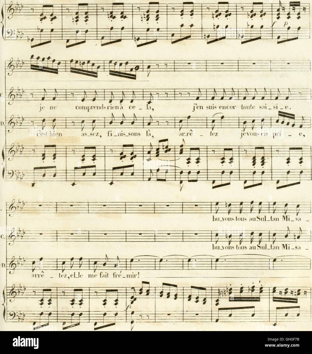Operatic Style 'L'Ambassadrice' (1840) is an operatic work composed in the style of ...
