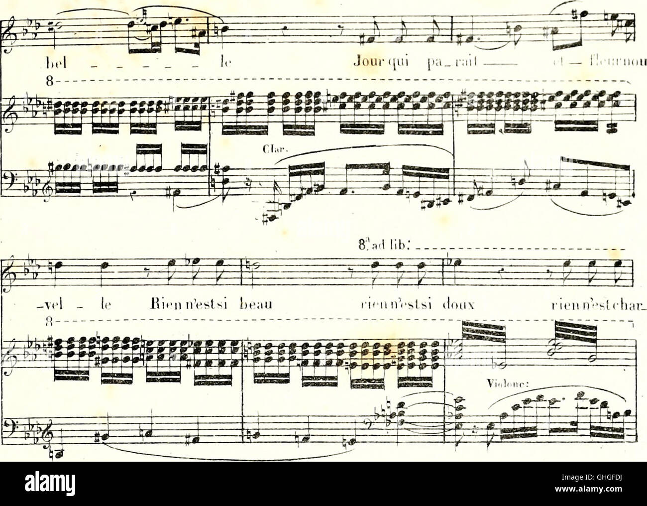 Robinson Crusoé; opéra comique en 3 actes (5 tableaux) (1867) Stock Photo