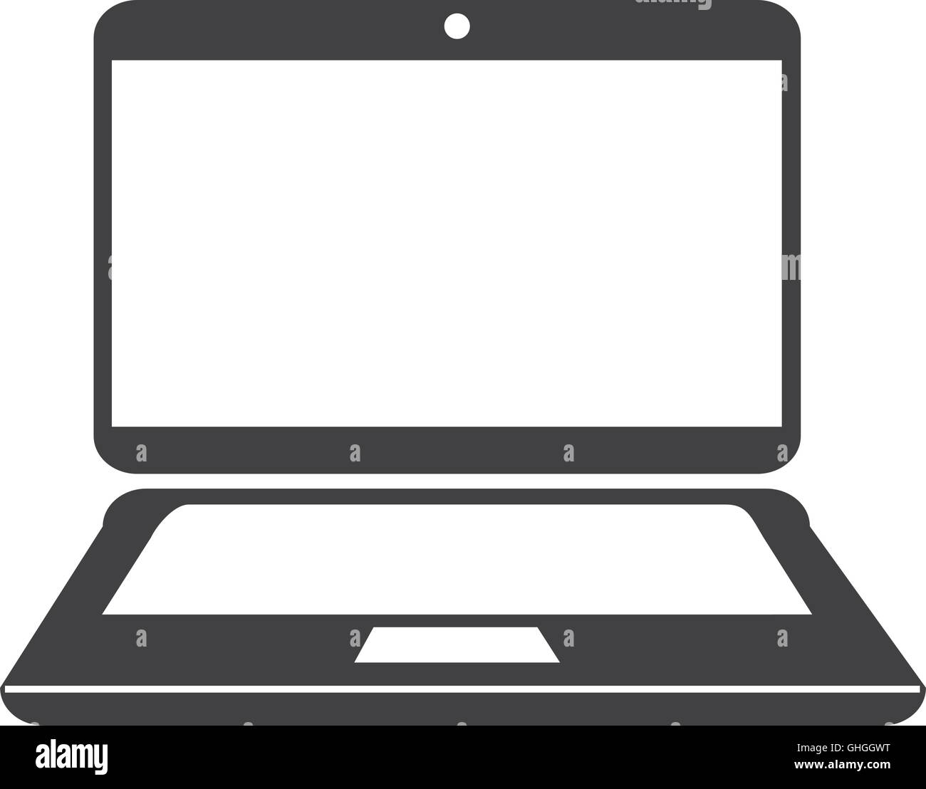 PC laptop technology icon vector illustration Stock Vector Image & Art ...