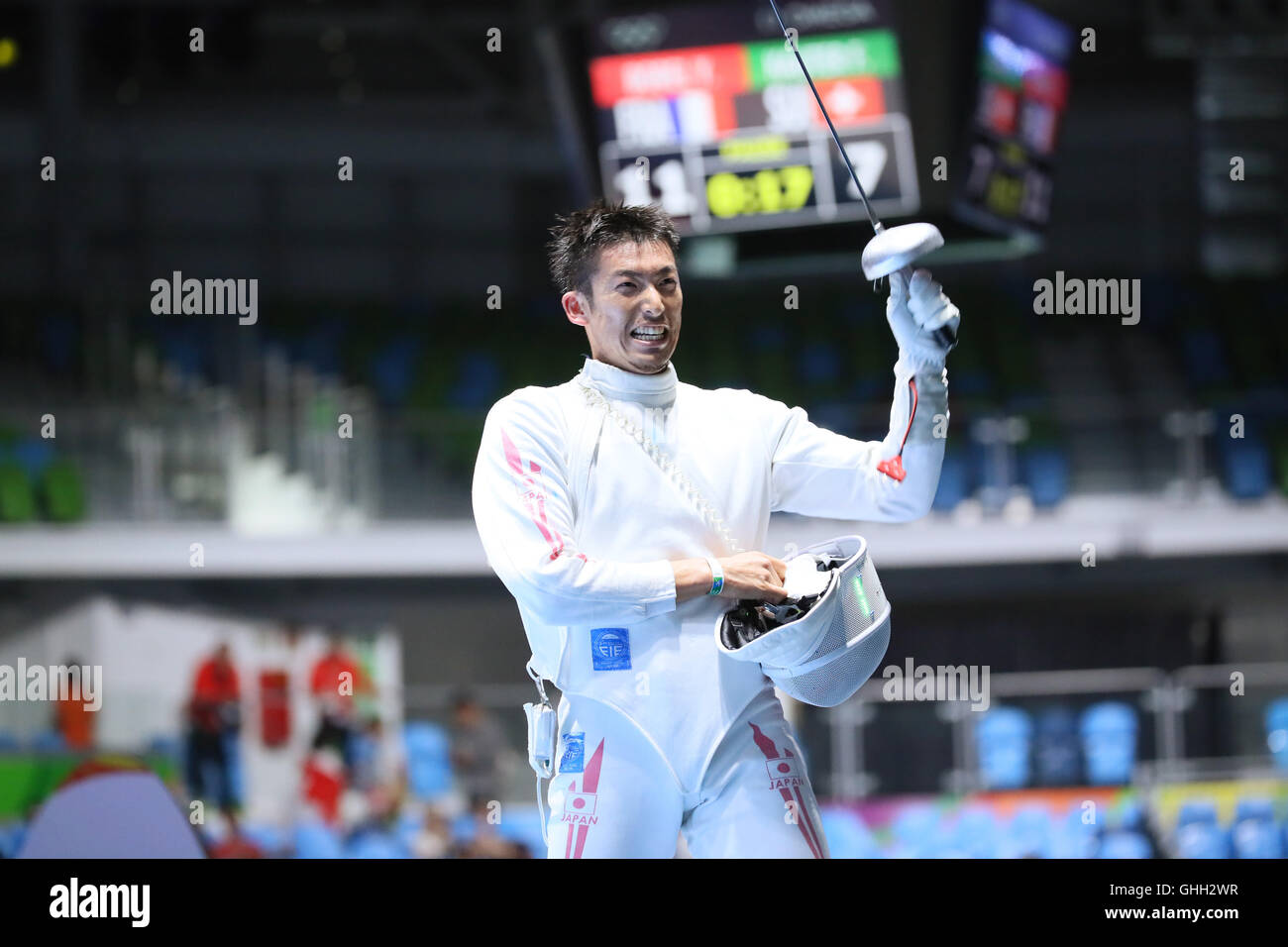Rio de Janeiro, Brazil. 9th Aug, 2016. Kazuyasu Minobe (JPN) Fencing