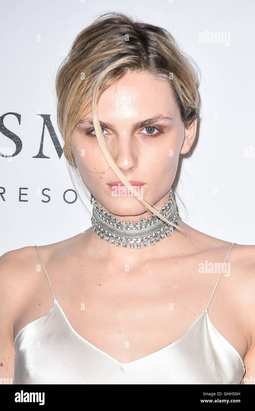 New York, NY, USA. 13th Sep, 2016. Andreja Pejic at arrivals for Unitas