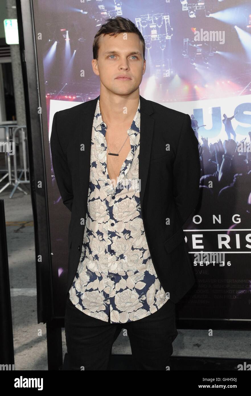 Los Angeles, CA, USA. 13th Sep, 2016. Dylan Thomas at arrivals for HILLSONG  - LET HOPE RISE Premiere, Regency Westwood Village Theatre, Los Angeles, CA  September 13, 2016. Credit: Dee Cercone/Everett Collection/Alamy