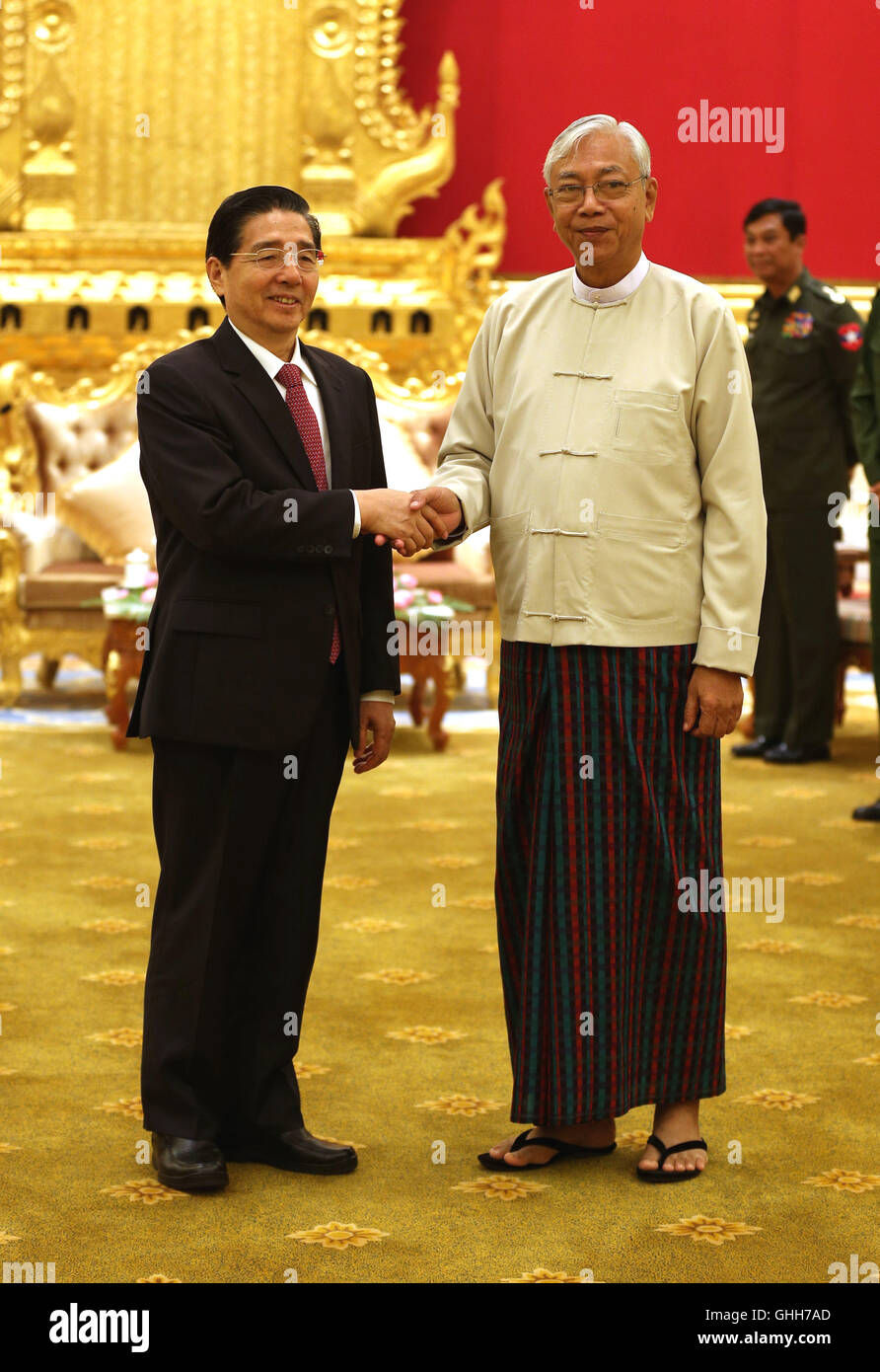 Nay Pyi Taw Myanmar 27th Sep 2016 Chinese State Councilor And 