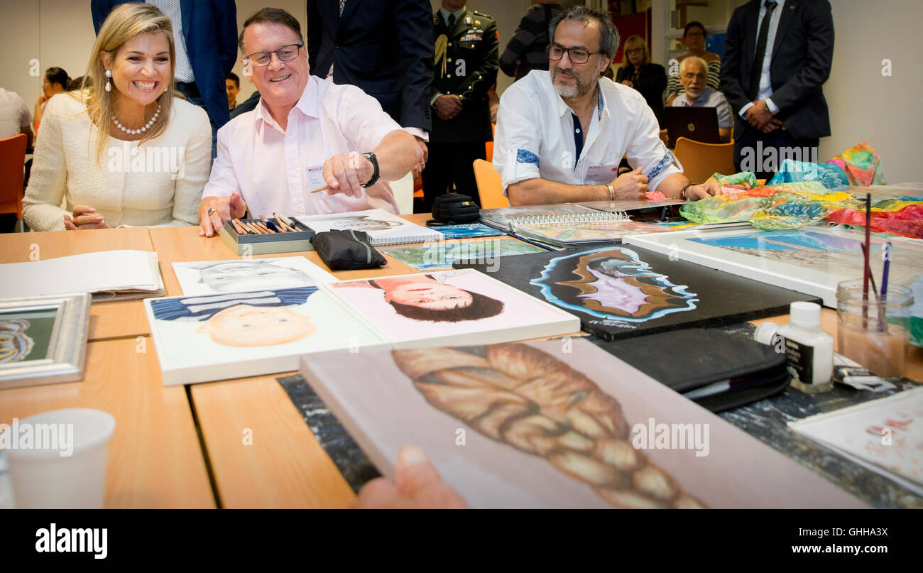 Zoetermeer, The Netherlands. 28th Sep, 2016. Queen Maxima of The