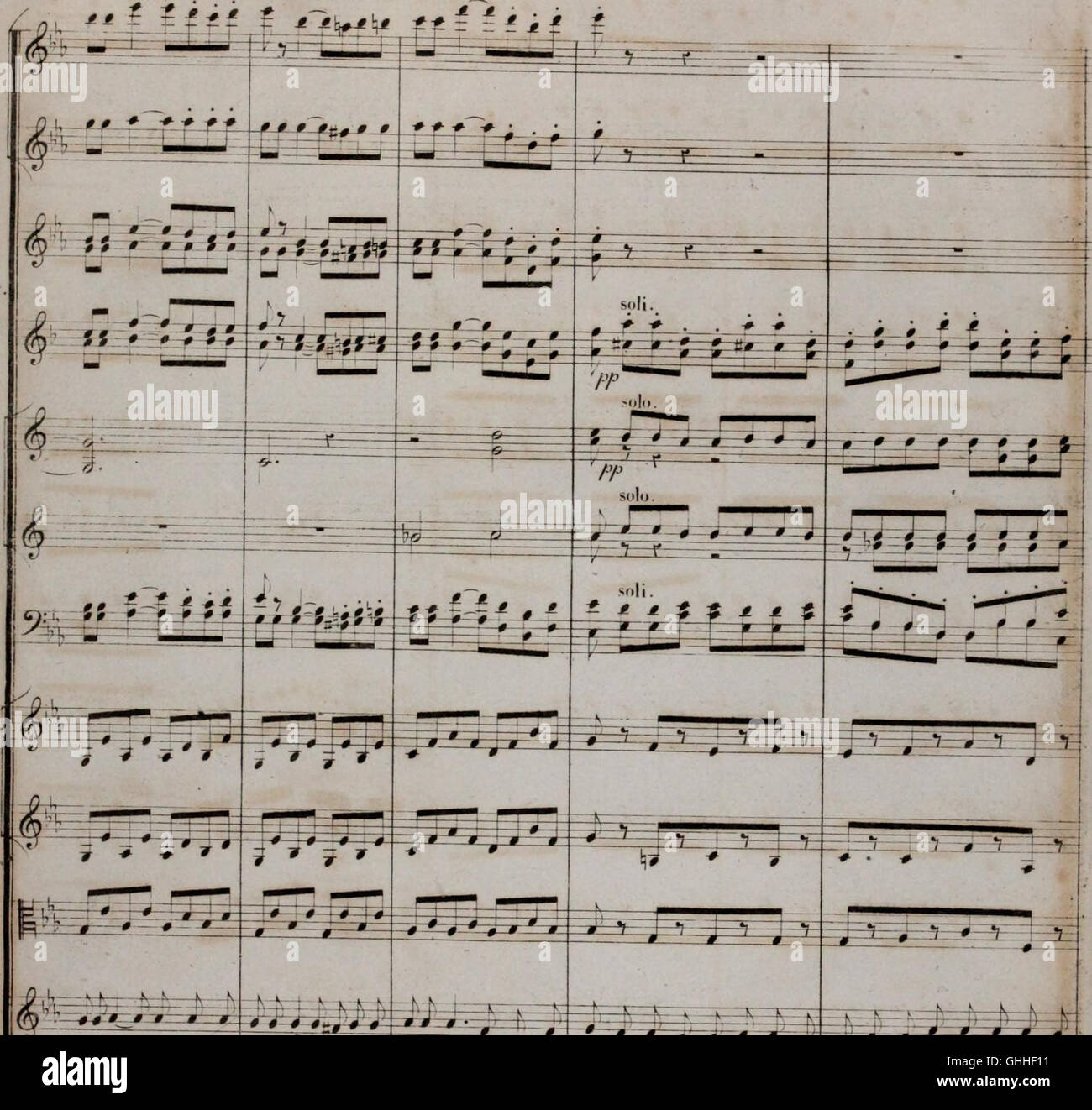 La Marquise, opéra comique, 1 act (1835) Stock Photo