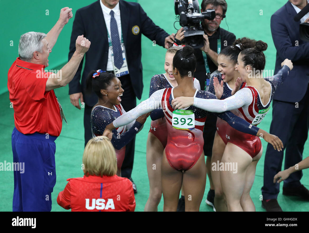 U.S. Women's Gymnastics Team Wins Gold at Olympics 2016