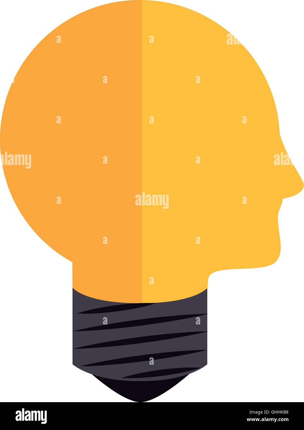 human head silhouette icon vector illustration Stock Vector Image & Art ...