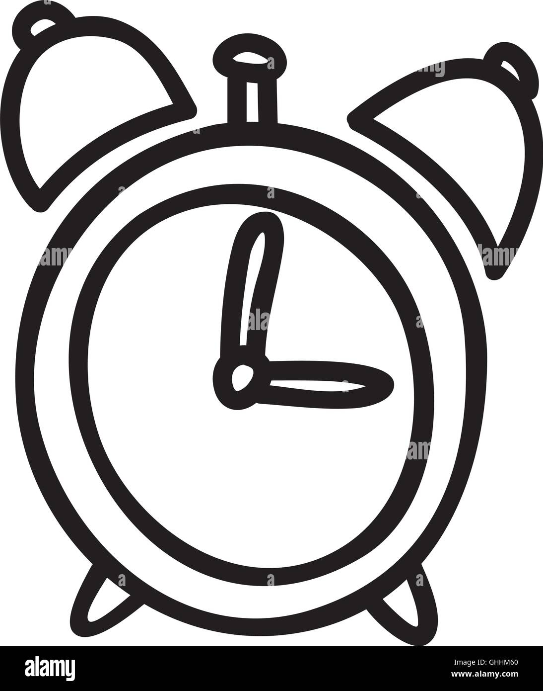 Time and clock line icon design, vector illustration Stock Vector Image ...