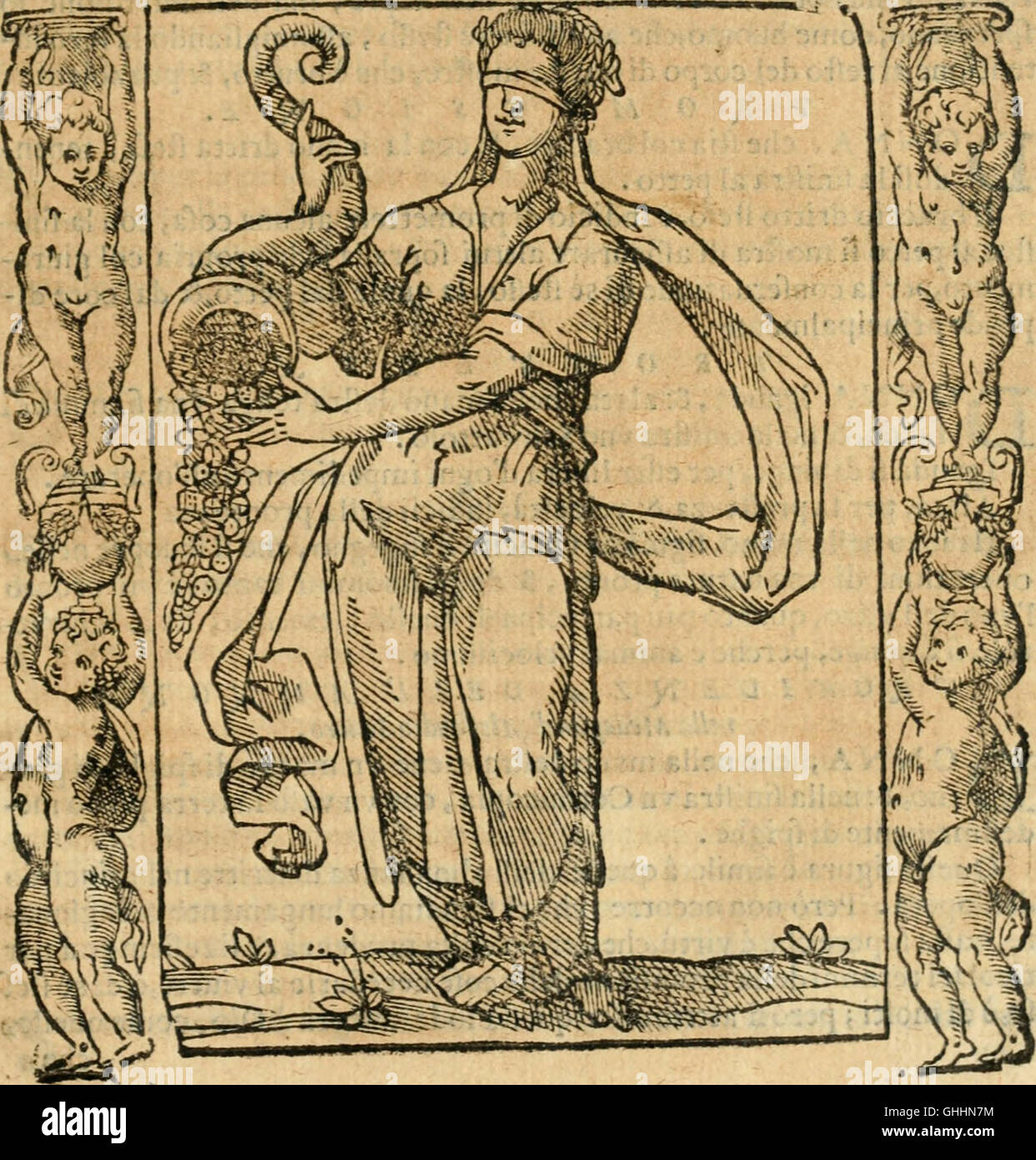 Iconologia, ouero, Descrittione di diuerse imagini cauate dall'antichità, and di propria inuentione (1603) Stock Photo