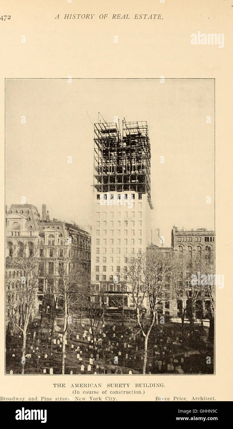 A history of real estate, building and architecture in New York City