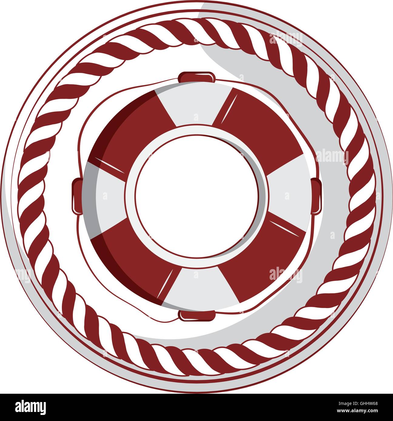 life preserver emblem icon Stock Vector Image & Art Alamy