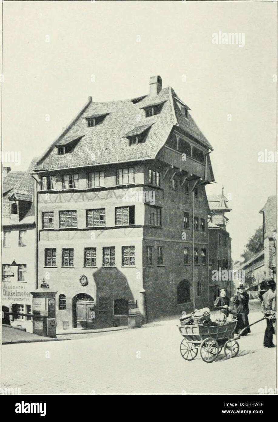 Das Peterle von Nürnberg, eine Geschichte aus alter Zeit; with notes, vocabulary and exercises by Wilhelm Bernhardt (1907) Stock Photo