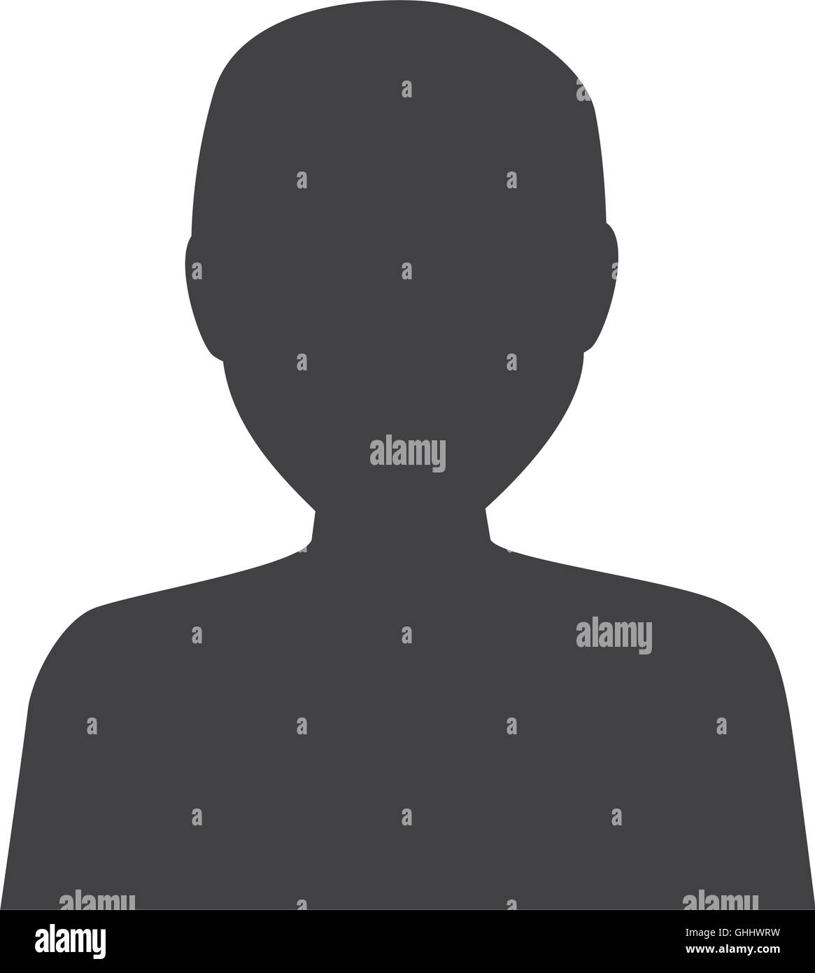 person silhouette face profile man guy head icon vector graphic Stock ...