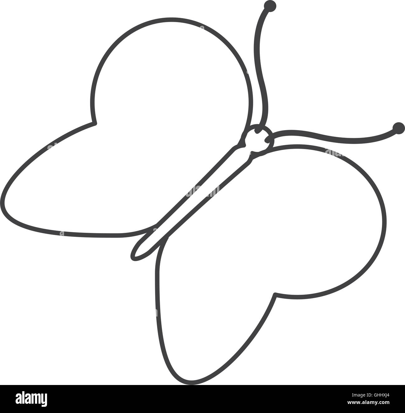 single butterfly icon Stock Vector Image & Art - Alamy