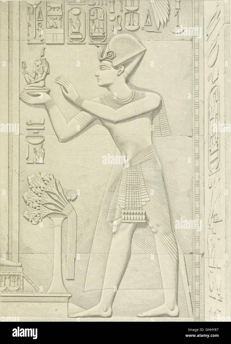A history of art in ancient Egypt (1883 Stock Photo - Alamy