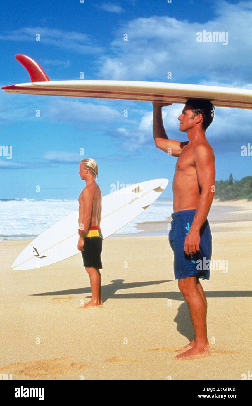 Bruce Brown's Sport Documentary about Surfer and Surf Adventures with Patrick O'Connell and Robert Wingnut Weaver. Regie: Bruce Brown Stock Photo