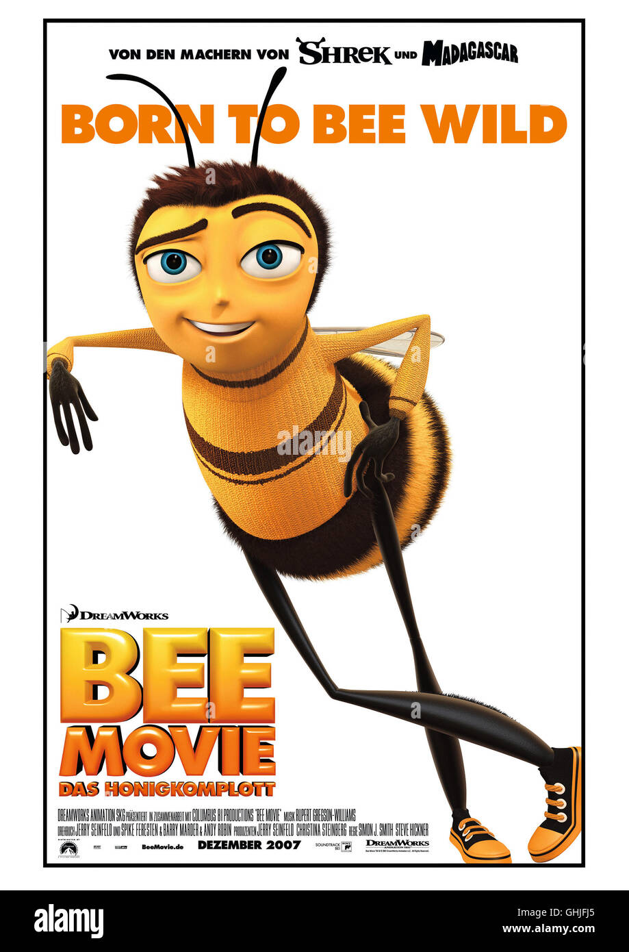 Bee Movie - Das Honigkomplott / Filmplakat Regie: Simon J. Smith aka. Bee Movie Stock Photo