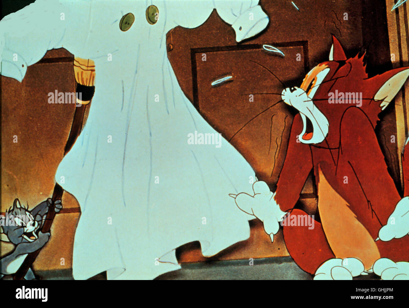 Ab dem 5.September treibt das berühmteste aller Trickfilmpärchen, Tom und Jerry, wieder seine Späße im Ersten. aka. Cartoon-Klassiker im Ersten Stock Photo